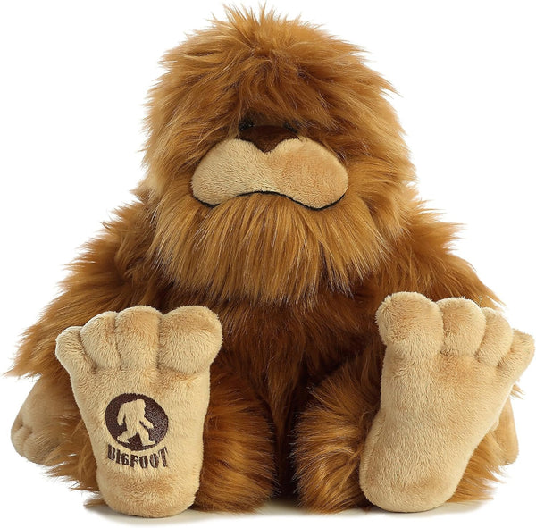 Aurora® Mysterious Fantasy Big Foot Stuffed Animal - Mythical Charm - Imaginative Adventures - Brown 12.5 Inches