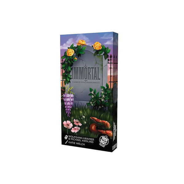 Trick Or Treat Studios Immortal - A Graveyard Floral Puzzle Game of Final Arrangements, Strategy Tile-Placement Board Game, 2-6 Players Ages 14+