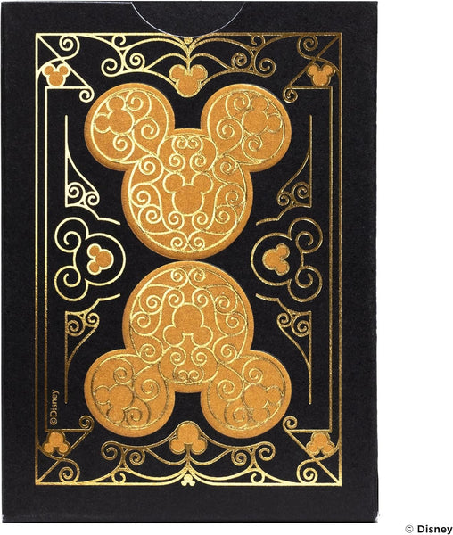 Bicycle Disney Mickey Mouse Black and Gold Playing Cards with Hot-Stamped Gold Foil