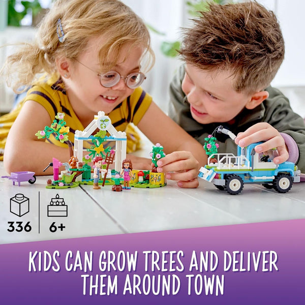 LEGO Friends Tree-Planting Vehicle 41707 Building Toy Set for Kids, Girls, and Boys Ages 6+ (336 Pieces)