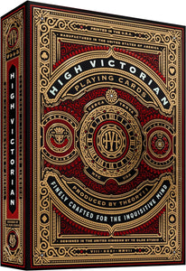 theory11 High Victorian Red Playing Cards, Poker Size Standard Index