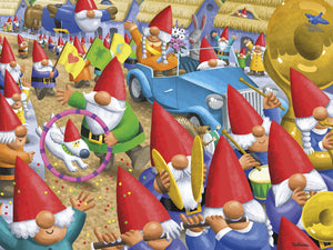 Ceaco - Gnome Sweet Gnome - Gnome Parade - 300 Piece Jigsaw Puzzle