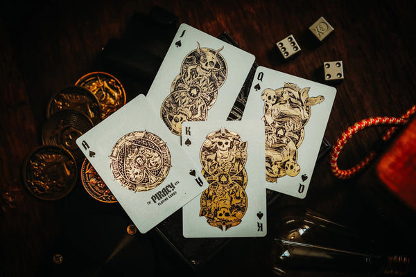 theory11 Piracy Premium Playing Cards, Luxury Foil, Poker Size Standard Index