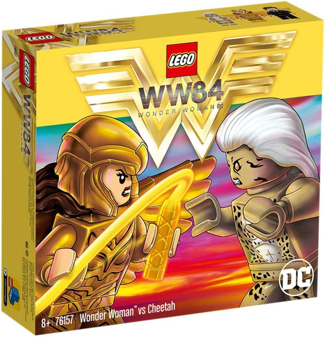 LEGO DC Wonder Woman vs Cheetah 76157 with Wonder Woman (Diana Prince), The Cheetah (Barbara Minerva) and Max; Action Figure Toy for Kids Aged 8 and up (371 Pieces)