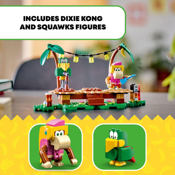 LEGO Super Mario Dixie Kong's Jungle Jam Expansion Set 71421 - Interactive Musical Building Toy