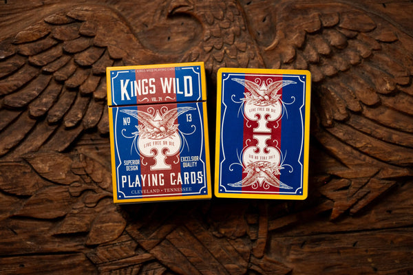 Kings Wild Project Table Players Vol. 34 Playing Cards - Standard Edition, Poker Size, Custom Index, Collectible Deck