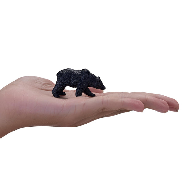 MOJO Mini Woodland Animals Playset, 12 Mini Hand-Painted Wildlife Figures, Realistic North American Forest Animal Figurines, Durable PVC, Ages 3+