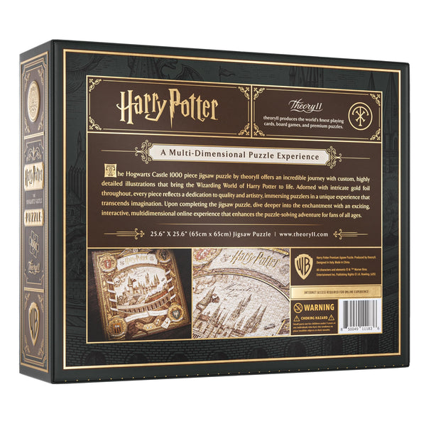 theory11 Harry Potter Jigsaw Puzzle - The Hogwarts Castle - Officially Licensed 1,000 Piece Intermediate Puzzle for Ages 14+