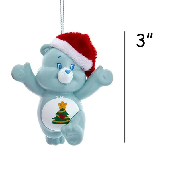Care Bears Christmas Ornament Christmas Wishes Bear with Santa Hat Holiday Tree Decoration