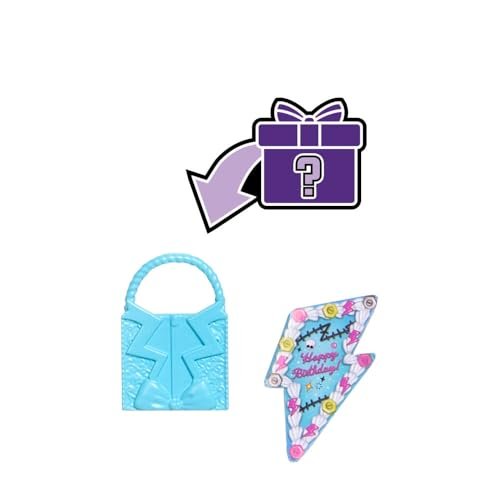 Monster High Scary Sweet Birthday Frankie Stein Doll in Party Dress With Balloon & Gift