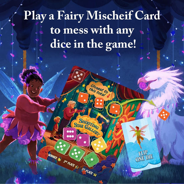 Gamewright - A Midsummer Nights Fayre - An Enchanting Dice Game with a Twist in The Tale! - 2-5 Players Ages 8+