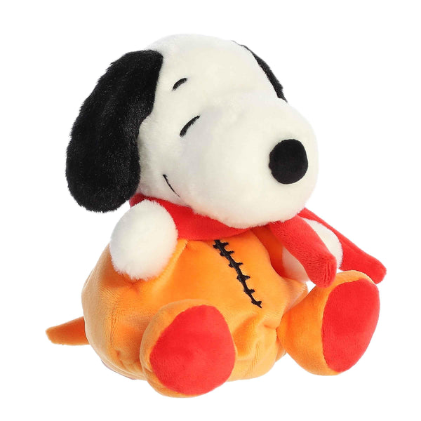 Aurora® Adorable Peanuts® Palm Pals™ Astronaut Snoopy™ Stuffed Animal - Officially Licensed Toys for All Snoopy Fans - Nostalgic Gift for Adults and Birthday Celebrations - Orange 5 Inches