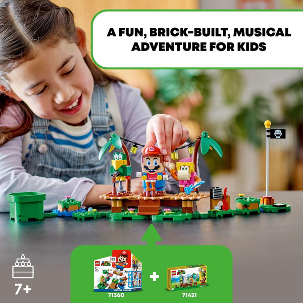LEGO Super Mario Dixie Kong's Jungle Jam Expansion Set 71421 - Interactive Musical Building Toy