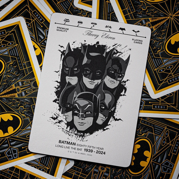 theory11 Batman 85th Anniversary Premium Playing Cards, Poker Size Standard Index