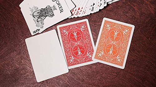Bicycle Rider Back Orange Playing Cards, Poker Size Standard Index, Classic Deck of Cards for Poker, Blackjack, Family Game Night, Card Games & Magic Tricks
