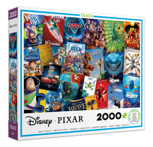 Ceaco - Disney / Pixar - Movie Clips - 2000 Piece Jigsaw Puzzle, Ages 12+