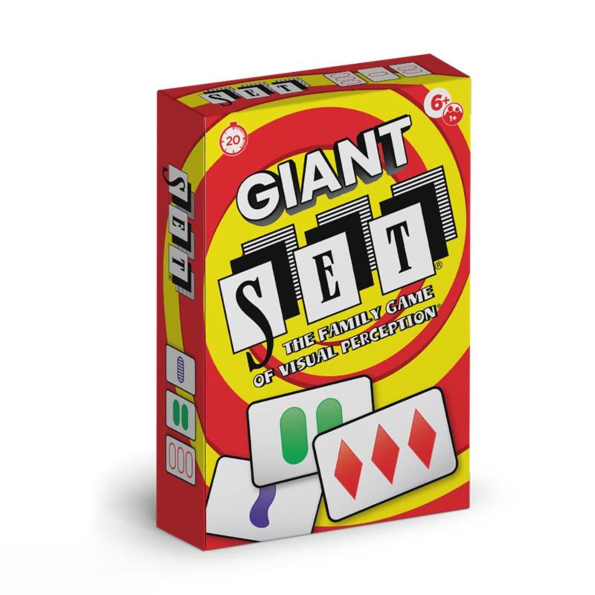PlayMonster Set Giant Card Games for Kids - Jumbo Playing Cards, Matching Game, Learning Games, Fun Family Games, Game Night, Travel Games, Multi-Player Card Game of Visual Perception, Ages 6+