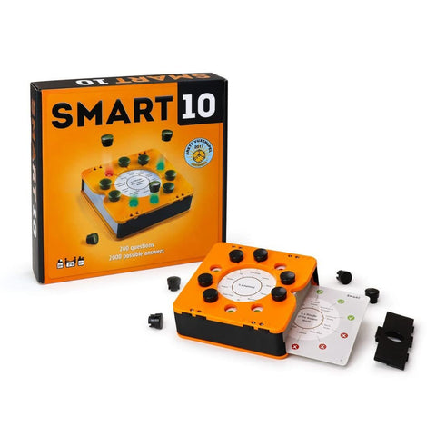 Bananagrams - Smart 10 - The Play and Pass Quiz Game - Perfect Family Friendly Party Trivia Board Game, 2-8 Players Ages 10+