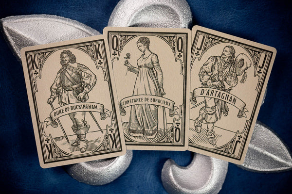 Kings Wild Project 3 Musketeers Premium Playing Cards - Limited Edition, Poker Size Custom Index