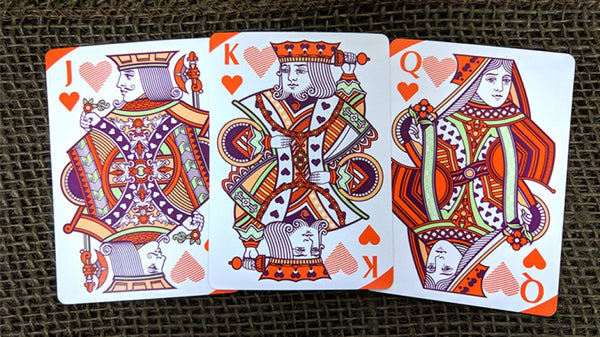 Kings Wild Project Plum Pi Luxury Playing Cards, Pi Slice Series Vol. 1 Standard Edition Collectible Poker Deck