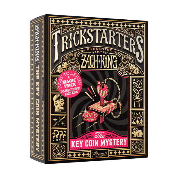theory11 & Zach King Trickstarters Key Coin Mystery | Key Penetrates USA Quarter | Easy-to-Learn, Real-World Magic for Performers