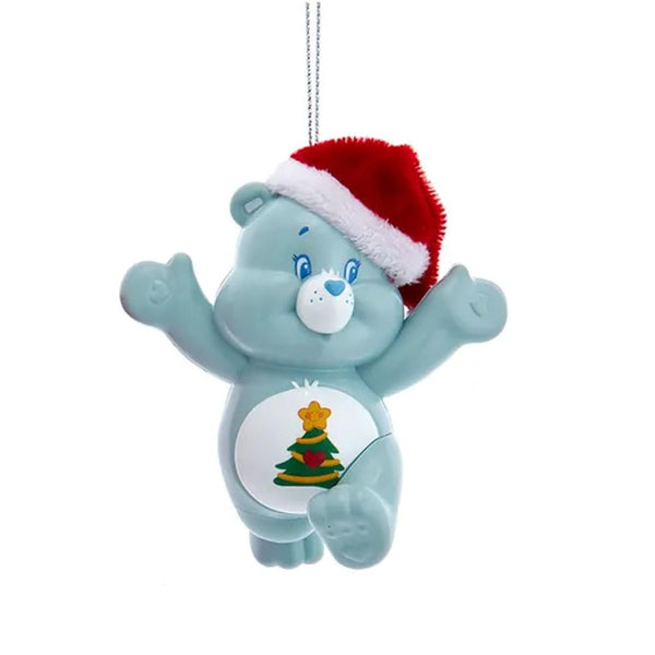 Care Bears Christmas Ornament Christmas Wishes Bear with Santa Hat Holiday Tree Decoration