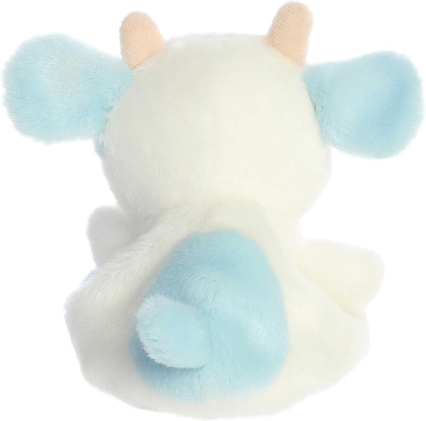 Aurora Palm Pals 5" Plush Bundle - Set of Two! Skyla Blueberry Cow and Belle Strawberry Cow
