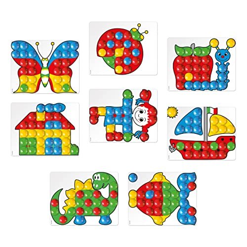 Quercetti Fantacolor Junior Box Mosaic Pegboard Set