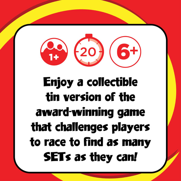 PlayMonster SET Card Game of Visual Perception - Race to Find The Matches, For Ages 8+, 81 Cards, Rules included