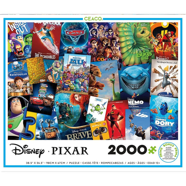 Ceaco - Disney / Pixar - Movie Clips - 2000 Piece Jigsaw Puzzle, Ages 12+