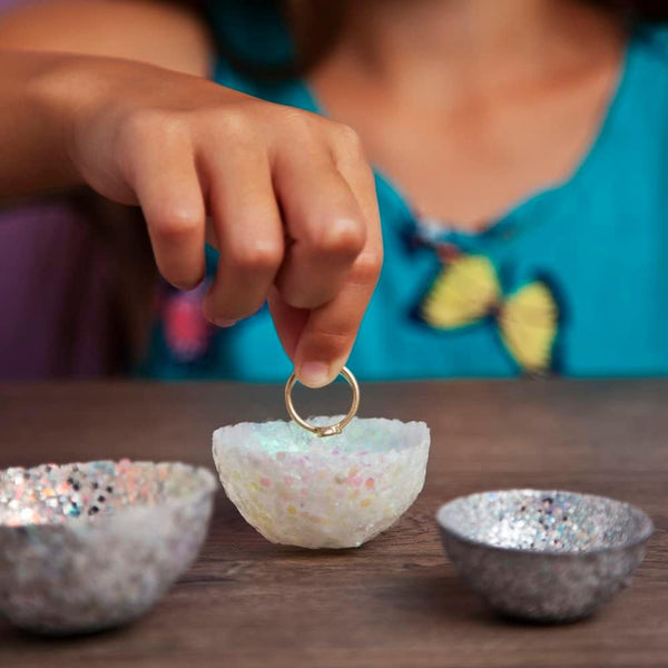 Craft-tastic — Mini Iridescent Bowls — Arts and Crafts Kits — Make 3 Mini Iridescent Decorative Bowls — for Ages 8+,Brown, Small