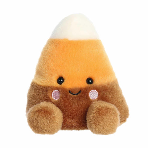 Aurora® Spooky Palm Pals™ Corbin Candy Corn™ Stuffed Animal - Fun Collectible Plush for Kids and Adult Collectors - Perfect for Halloween Decorations and Gifts - Orange 4.5 Inches
