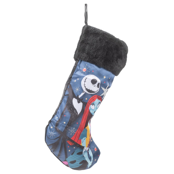 Kurt Adler Disney The Nightmare Before Christmas Jack & Sally Stocking with Cuff