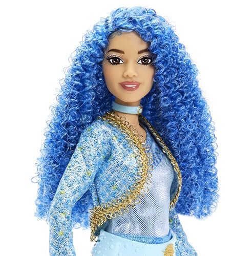 Mattel Disney Descendants: The Rise of Red Fashion Doll & Accessory - Princess Chloe Charming, Daughter of Cinderella with Movie-Inspired Clothes & Sword, Ages 4+