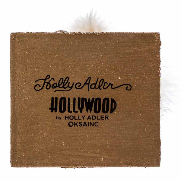 16-Inch Hollywood Platinum and Gold Glitter King Nutcracker