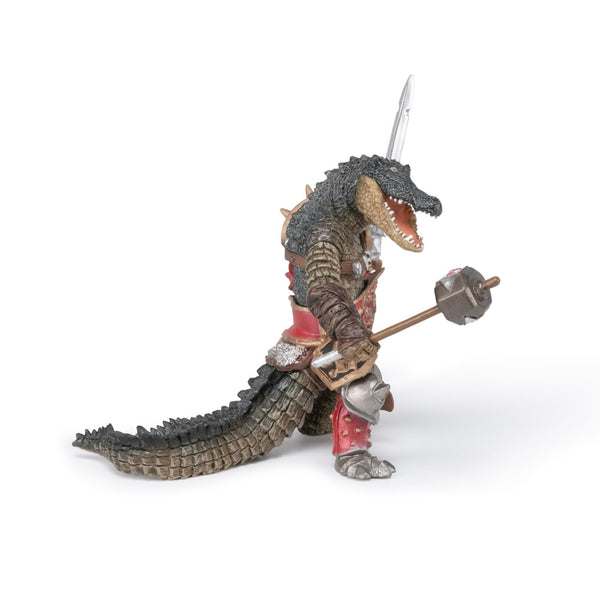Papo Crocodile Mutant - Hand-Painted Dark Fantasy Creature for Kids Age 3+ - 11.2 x 7.8 x 9.5 cm - Durable Monster Figure - Medieval Fantasy Collection - 38955