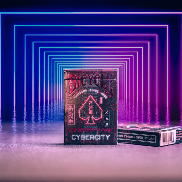 Bicycle Cyberpunk Premium Playing Cards, Poker Size Standard Index