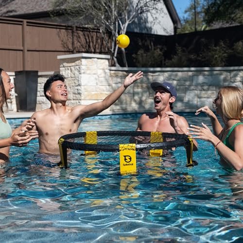 Spikeball Spikebuoy 2.0 Water Accessory - Play in Pool, Beach & Lake - Includes Leg Floats and Anchor Bag