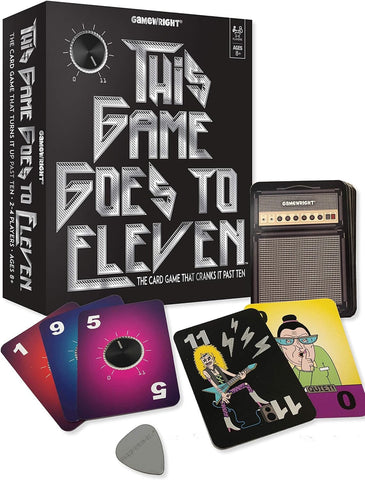 Gamewright This Game Goes to Eleven - The Card Game That Cranks It Past Ten, 5"