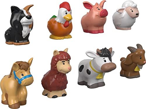 Fisher-Price Little People Caring for Animals Farm Playset with Smart Stages Learning Content for Toddlers and Preschool Kids with Fisher, Ages 1-5