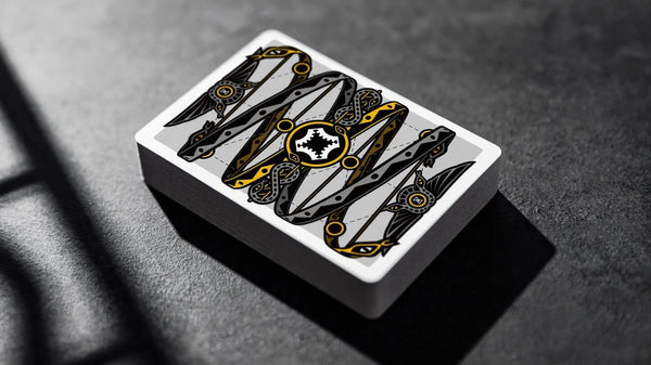 MECHANIC INDUSTRIES Snakes & Ladders Playing Cards - Animated Flip-Book Marked Deck, Poker Size Standard Index, Custom Faces, Snakebite Gaff and Reveal Jokers, Includes Magic Tutorials