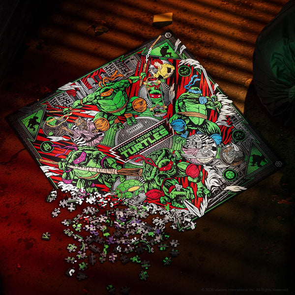 theory11 Teenage Mutant Ninja Turtles 1000 Piece Jigsaw Puzzle for Adults & Teens