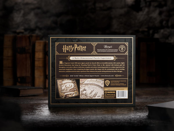 theory11 Harry Potter Jigsaw Puzzle - The Hogwarts Castle - Officially Licensed 1,000 Piece Intermediate Puzzle for Ages 14+