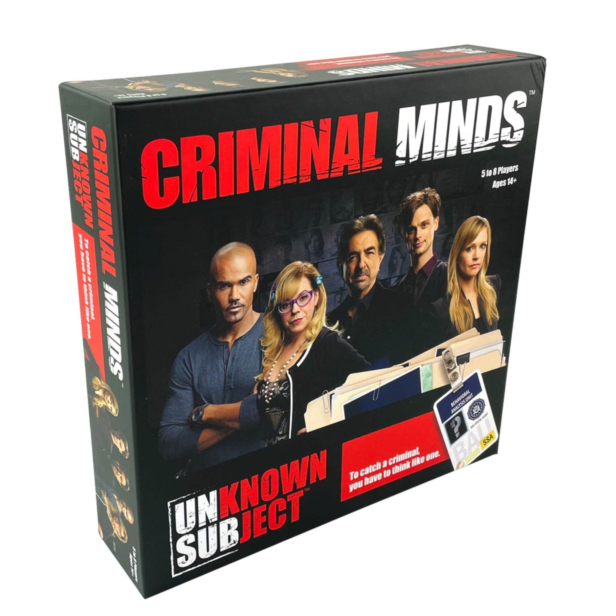 Criminal Minds Unknown Subject - To Catch a Criminal, You Have to Think Like One - Social Deduction Board Game, 5-8 Player Ages 14+