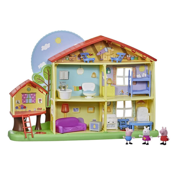 Peppa Pig Playtime to Bedtime House Toy - 3-Story, 5-Room Playset with Lights, Sounds & 3 Figures, Ages 3+