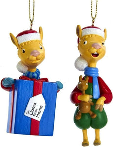 Kurt S. Adler Llama Llama™ Blow Mold Ornaments - Set of 2, Assorted