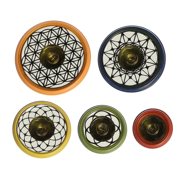 Aurora® Toys Engaging Stackable Spinning Tops Toy - Endless Fun - Screen-Free Entertainment - Multicolor 6 Inches