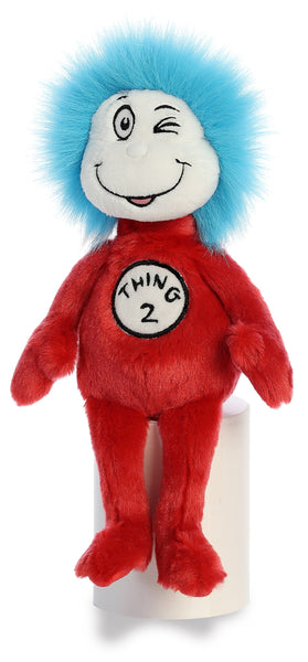 Aurora® Whimsical Dr. Seuss™ Thing Two Stuffed Animal - Officially Licensed Plush for Imaginative Play - Perfect for Kids and Adults - Red 12 Inches