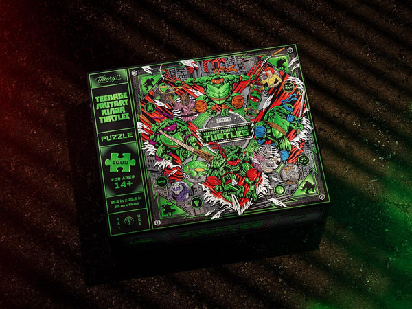 theory11 Teenage Mutant Ninja Turtles 1000 Piece Jigsaw Puzzle for Adults & Teens