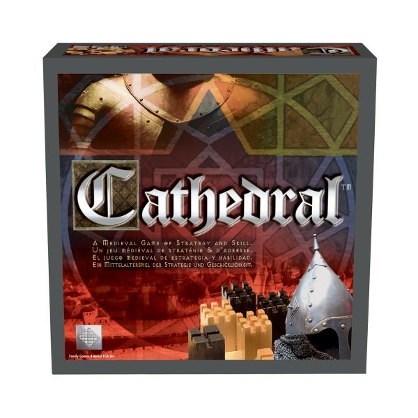 Family Games America - Cathedral Classic Edition - A Medieval Wooden Board Game of Strategy and Skill, 2 Player Ages 8+